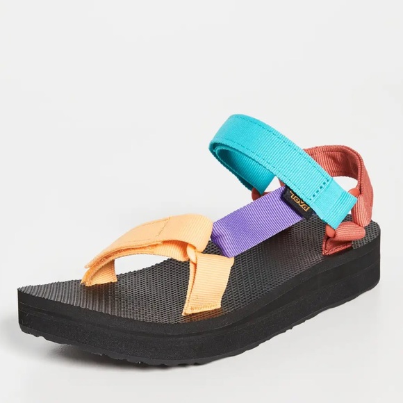 Teva Midform Universal Sandal in Bright Retro Multi - Picture 13 of 16